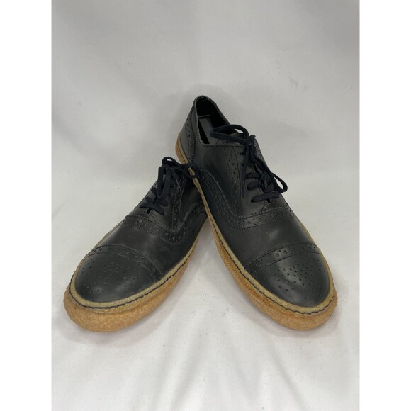 Homme Deux x Comme des Garcons vintage Black leather shoes, US 11, Made in JAPAN main image 6